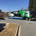 LeafFilter NASCAR Trailer TriStar Motorsports Blake Koch