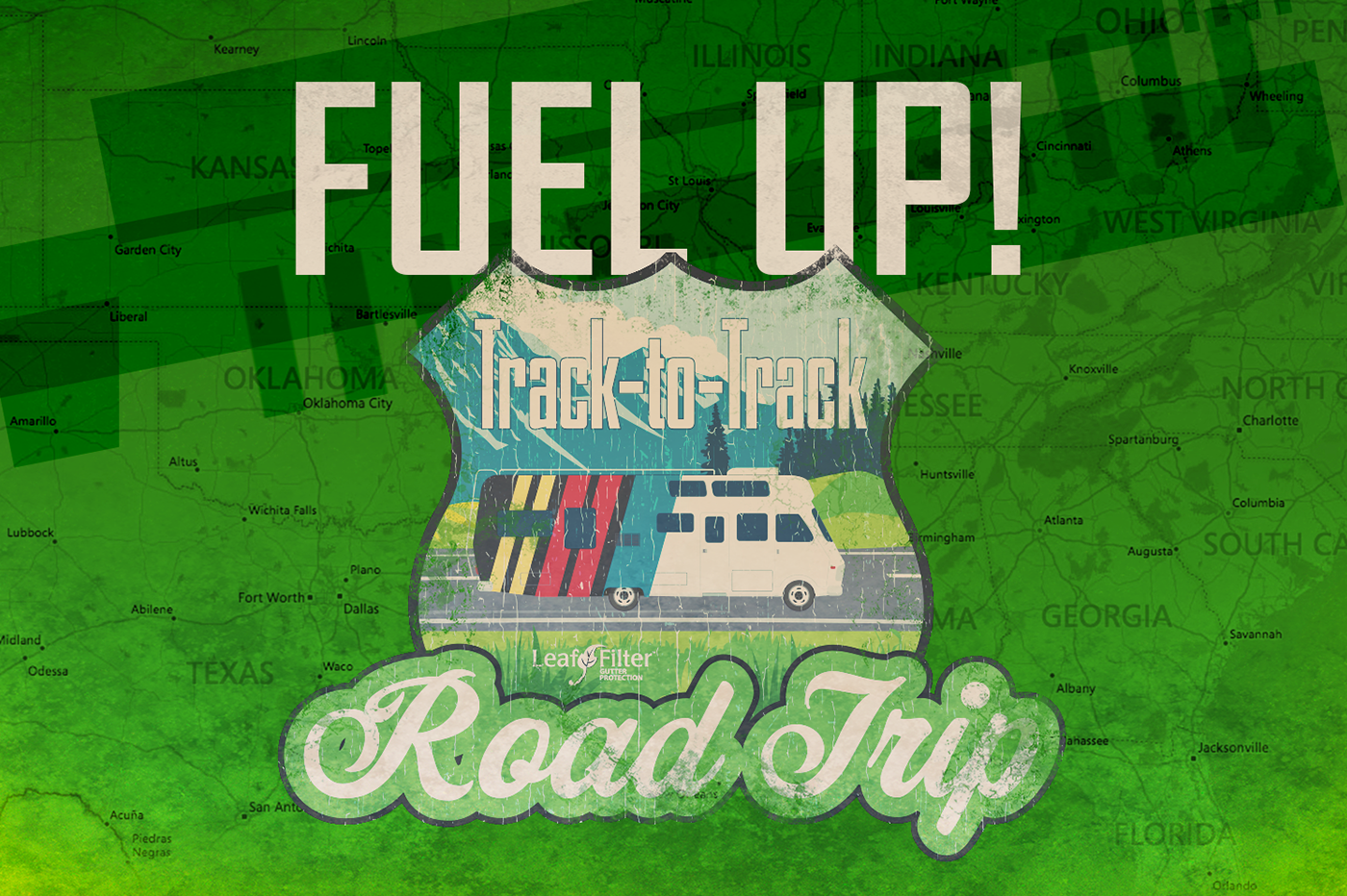 Fuel up for LeafFilter Racing's Track-to-Track Road Trip!